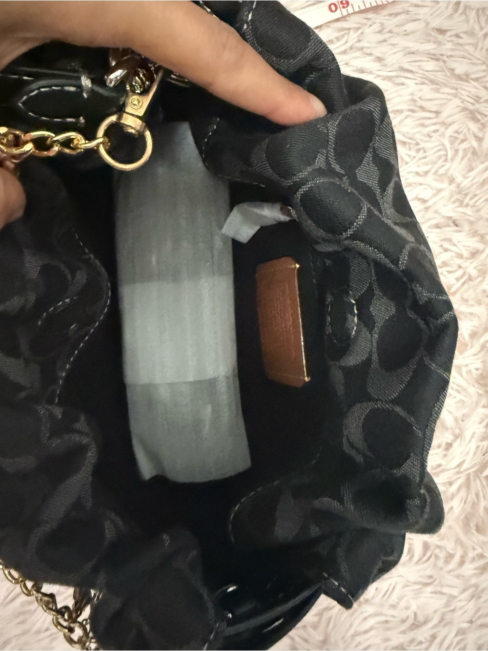 Coach Black Signature Canvas Shoulder bag - Picture 5 of 5